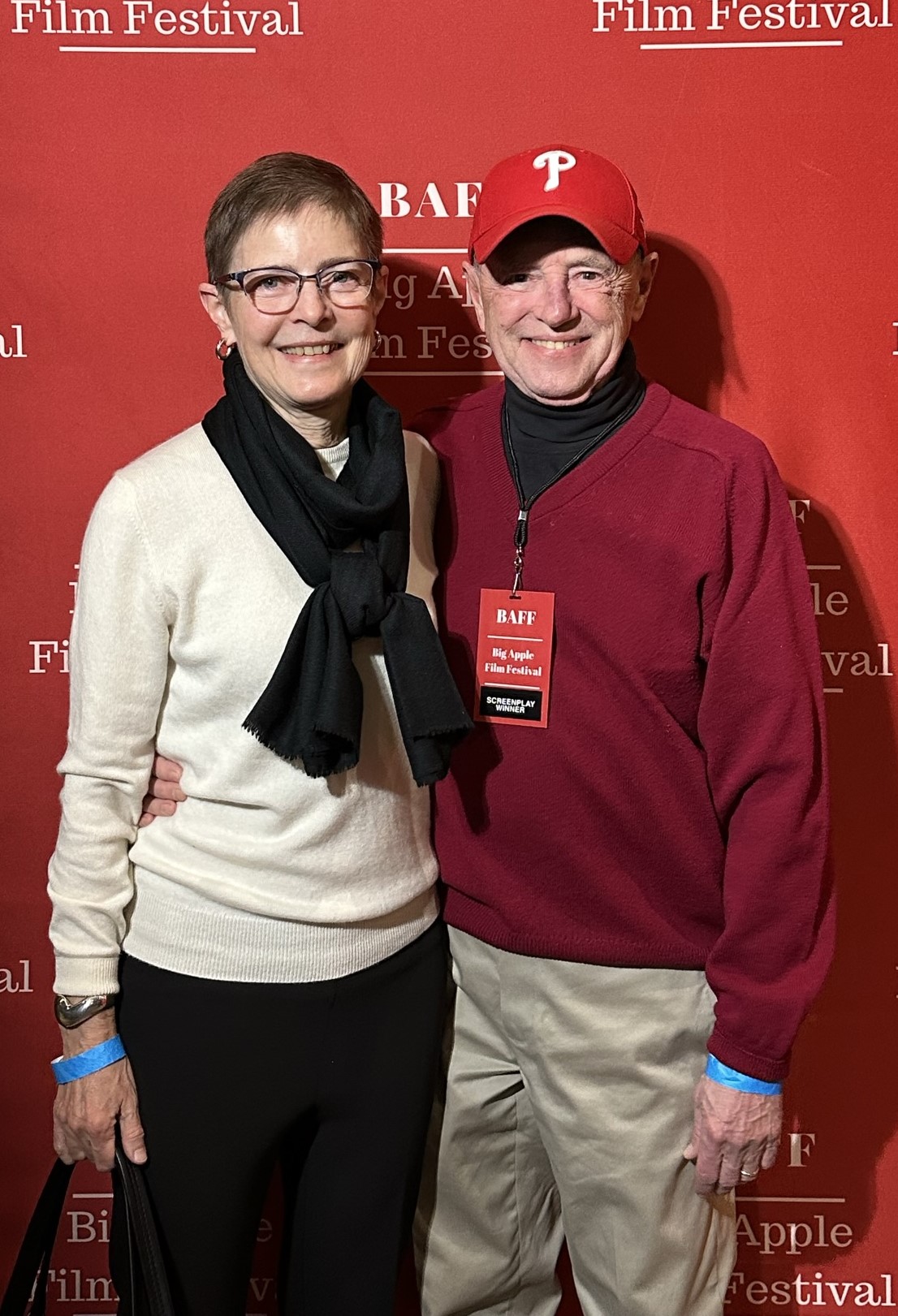 Elizabeth and John at the Big Apple Film Festival.